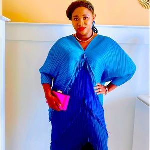 Summer V-Neck Maxi Dress